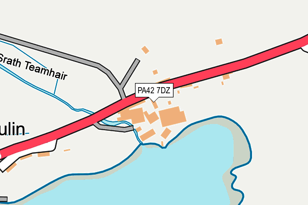 PA42 7DZ map - OS OpenMap – Local (Ordnance Survey) PA42 7DZ map - OS OpenMap – Local (Ordnance Survey)