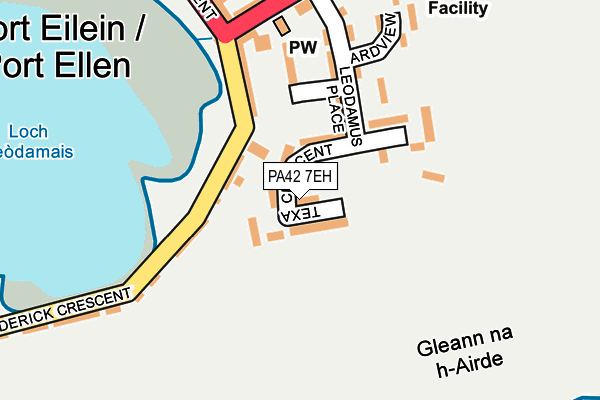 PA42 7EH map - OS OpenMap – Local (Ordnance Survey) PA42 7EH map - OS OpenMap – Local (Ordnance Survey)
