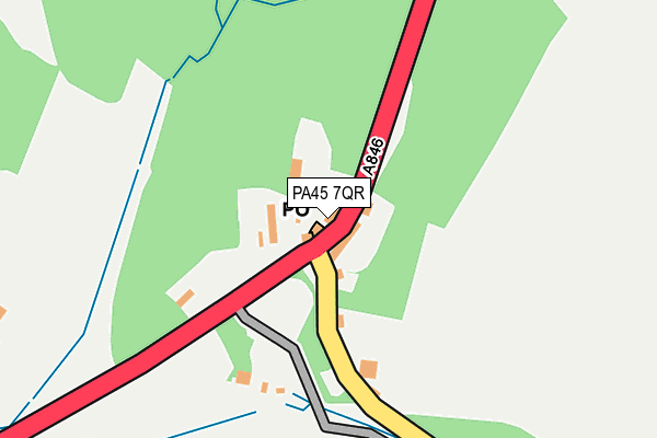 PA45 7QR map - OS OpenMap – Local (Ordnance Survey) PA45 7QR map - OS OpenMap – Local (Ordnance Survey)
