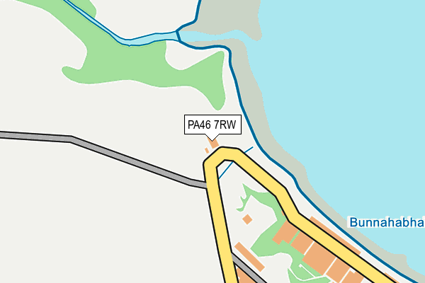 PA46 7RW map - OS OpenMap – Local (Ordnance Survey) PA46 7RW map - OS OpenMap – Local (Ordnance Survey)