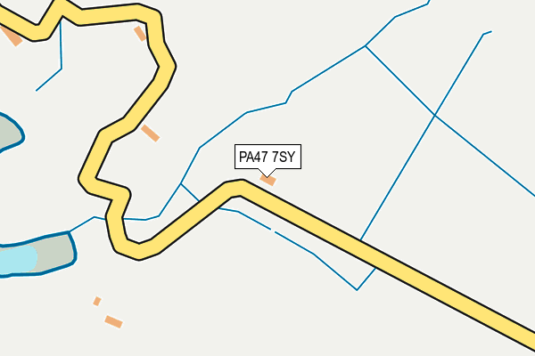 PA47 7SY map - OS OpenMap – Local (Ordnance Survey) PA47 7SY map - OS OpenMap – Local (Ordnance Survey)