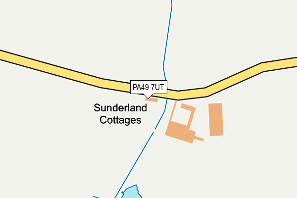 PA49 7UT map - OS OpenMap – Local (Ordnance Survey)