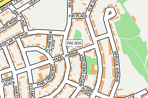 PA5 0DH map - OS OpenMap – Local (Ordnance Survey) PA5 0DH map - OS OpenMap – Local (Ordnance Survey)