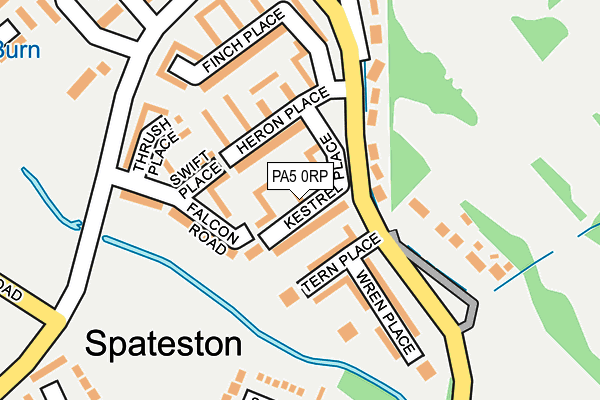 PA5 0RP map - OS OpenMap – Local (Ordnance Survey) PA5 0RP map - OS OpenMap – Local (Ordnance Survey)