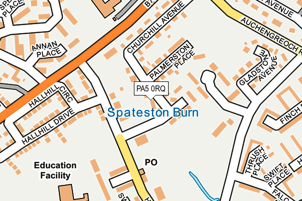 PA5 0RQ map - OS OpenMap – Local (Ordnance Survey) PA5 0RQ map - OS OpenMap – Local (Ordnance Survey)