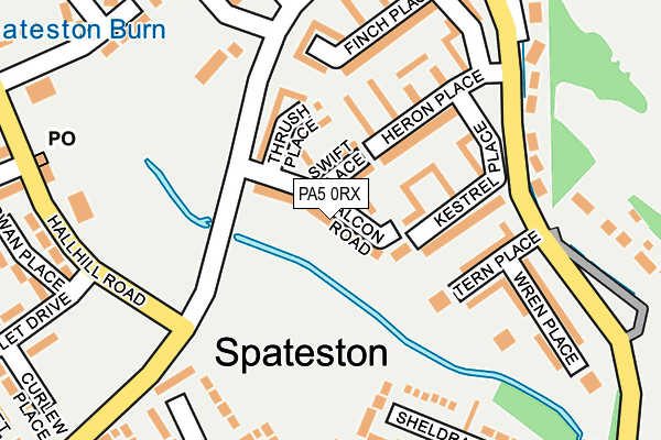 PA5 0RX map - OS OpenMap – Local (Ordnance Survey) PA5 0RX map - OS OpenMap – Local (Ordnance Survey)