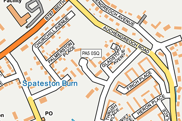 PA5 0SQ map - OS OpenMap – Local (Ordnance Survey) PA5 0SQ map - OS OpenMap – Local (Ordnance Survey)