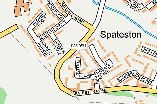 PA5 0SU map - OS OpenMap – Local (Ordnance Survey) PA5 0SU map - OS OpenMap – Local (Ordnance Survey)