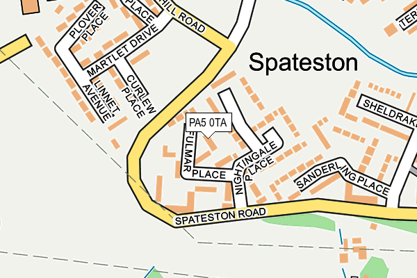 PA5 0TA map - OS OpenMap – Local (Ordnance Survey) PA5 0TA map - OS OpenMap – Local (Ordnance Survey)