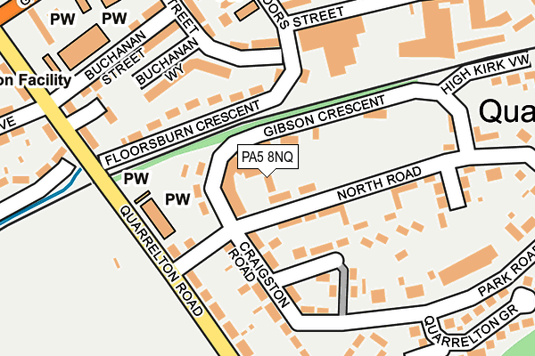 PA5 8NQ map - OS OpenMap – Local (Ordnance Survey) PA5 8NQ map - OS OpenMap – Local (Ordnance Survey)