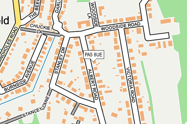PA5 8UE map - OS OpenMap – Local (Ordnance Survey) PA5 8UE map - OS OpenMap – Local (Ordnance Survey)