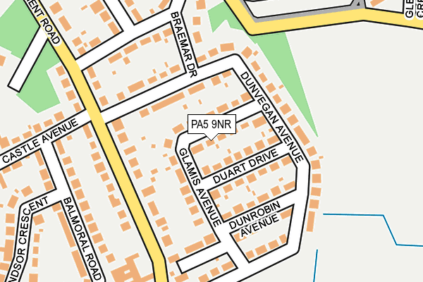 PA5 9NR map - OS OpenMap – Local (Ordnance Survey) PA5 9NR map - OS OpenMap – Local (Ordnance Survey)