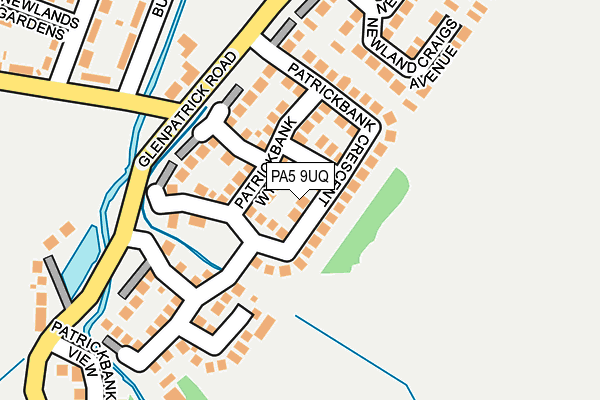 PA5 9UQ map - OS OpenMap – Local (Ordnance Survey) PA5 9UQ map - OS OpenMap – Local (Ordnance Survey)