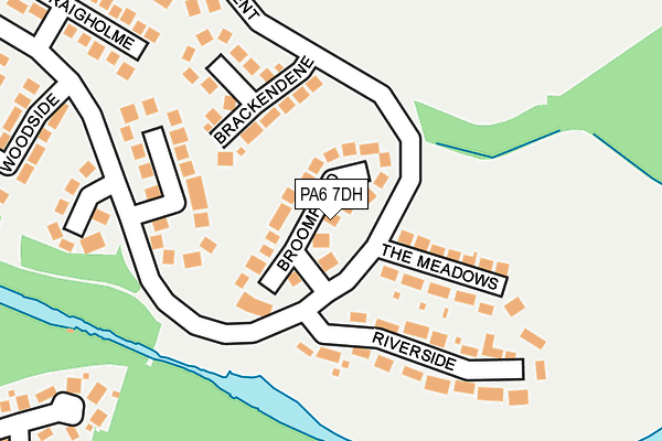 PA6 7DH map - OS OpenMap – Local (Ordnance Survey) PA6 7DH map - OS OpenMap – Local (Ordnance Survey)
