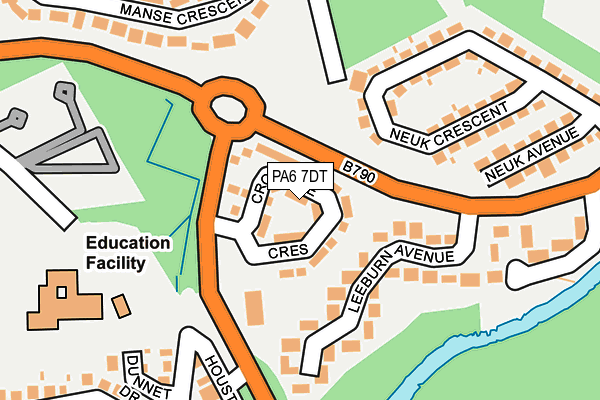 PA6 7DT map - OS OpenMap – Local (Ordnance Survey) PA6 7DT map - OS OpenMap – Local (Ordnance Survey)