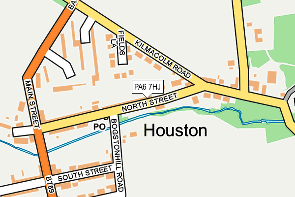 PA6 7HJ map - OS OpenMap – Local (Ordnance Survey) PA6 7HJ map - OS OpenMap – Local (Ordnance Survey)