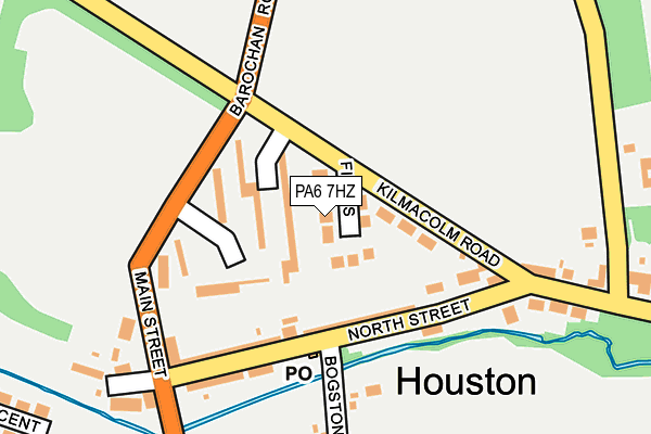 PA6 7HZ map - OS OpenMap – Local (Ordnance Survey) PA6 7HZ map - OS OpenMap – Local (Ordnance Survey)