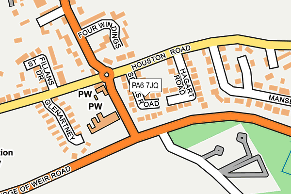 PA6 7JQ map - OS OpenMap – Local (Ordnance Survey) PA6 7JQ map - OS OpenMap – Local (Ordnance Survey)