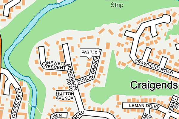 PA6 7JX map - OS OpenMap – Local (Ordnance Survey) PA6 7JX map - OS OpenMap – Local (Ordnance Survey)