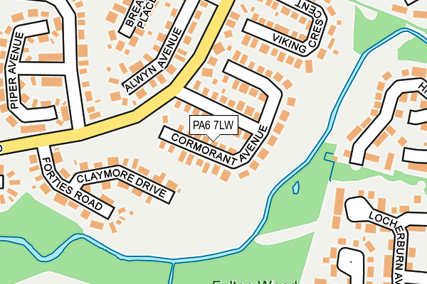 PA6 7LW map - OS OpenMap – Local (Ordnance Survey) PA6 7LW map - OS OpenMap – Local (Ordnance Survey)