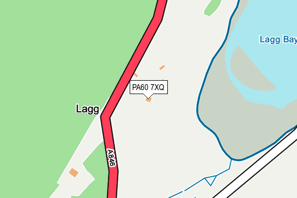 PA60 7XQ map - OS OpenMap – Local (Ordnance Survey) PA60 7XQ map - OS OpenMap – Local (Ordnance Survey)