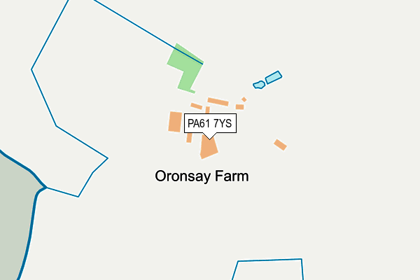 PA61 7YS map - OS OpenMap – Local (Ordnance Survey) PA61 7YS map - OS OpenMap – Local (Ordnance Survey)