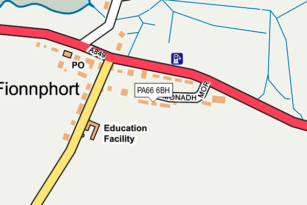 PA66 6BH map - OS OpenMap – Local (Ordnance Survey) PA66 6BH map - OS OpenMap – Local (Ordnance Survey)