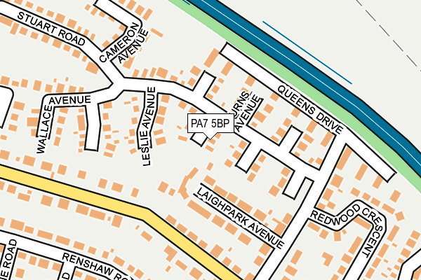 PA7 5BP map - OS OpenMap – Local (Ordnance Survey) PA7 5BP map - OS OpenMap – Local (Ordnance Survey)