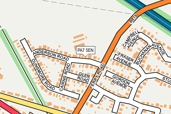 PA7 5EN map - OS OpenMap – Local (Ordnance Survey) PA7 5EN map - OS OpenMap – Local (Ordnance Survey)