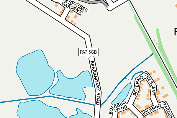 PA7 5GB map - OS OpenMap – Local (Ordnance Survey) PA7 5GB map - OS OpenMap – Local (Ordnance Survey)