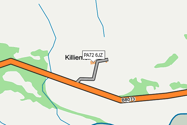 PA72 6JZ map - OS OpenMap – Local (Ordnance Survey) PA72 6JZ map - OS OpenMap – Local (Ordnance Survey)