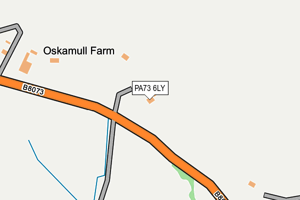 PA73 6LY map - OS OpenMap – Local (Ordnance Survey) PA73 6LY map - OS OpenMap – Local (Ordnance Survey)