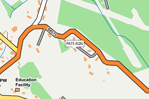 PA75 6QN map - OS OpenMap – Local (Ordnance Survey) PA75 6QN map - OS OpenMap – Local (Ordnance Survey)