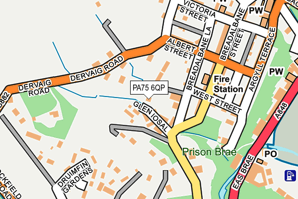 PA75 6QP map - OS OpenMap – Local (Ordnance Survey) PA75 6QP map - OS OpenMap – Local (Ordnance Survey)