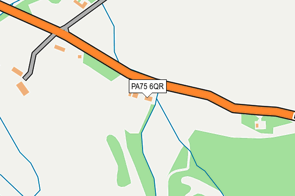 PA75 6QR map - OS OpenMap – Local (Ordnance Survey) PA75 6QR map - OS OpenMap – Local (Ordnance Survey)