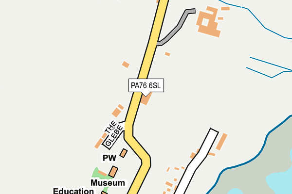 PA76 6SL map - OS OpenMap – Local (Ordnance Survey) PA76 6SL map - OS OpenMap – Local (Ordnance Survey)