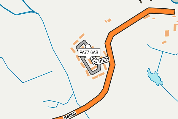 PA77 6AB map - OS OpenMap – Local (Ordnance Survey) PA77 6AB map - OS OpenMap – Local (Ordnance Survey)