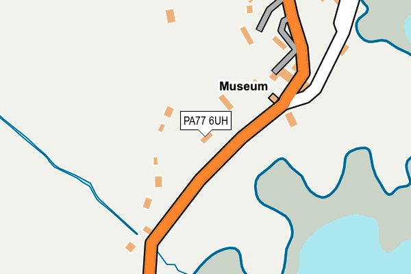 PA77 6UH map - OS OpenMap – Local (Ordnance Survey)