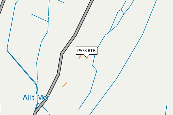 PA78 6TB map - OS OpenMap – Local (Ordnance Survey) PA78 6TB map - OS OpenMap – Local (Ordnance Survey)