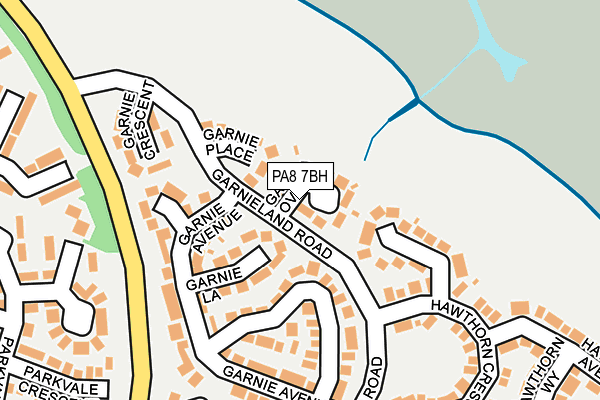 PA8 7BH map - OS OpenMap – Local (Ordnance Survey) PA8 7BH map - OS OpenMap – Local (Ordnance Survey)
