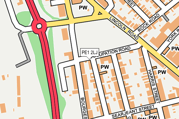 PE1 2LJ map - OS OpenMap – Local (Ordnance Survey) PE1 2LJ map - OS OpenMap – Local (Ordnance Survey)