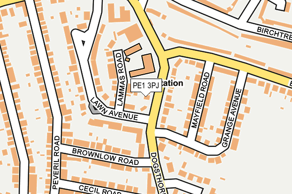 PE1 3PJ map - OS OpenMap – Local (Ordnance Survey) PE1 3PJ map - OS OpenMap – Local (Ordnance Survey)
