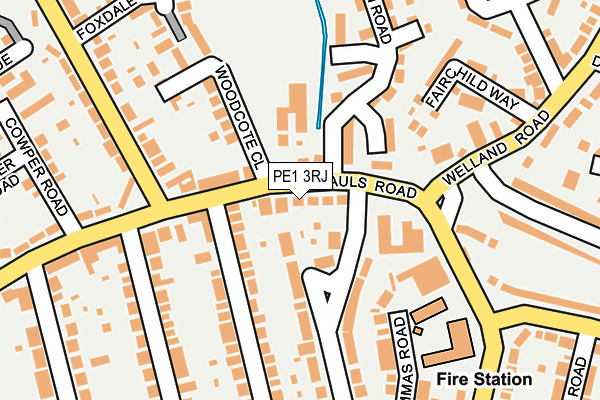 PE1 3RJ map - OS OpenMap – Local (Ordnance Survey) PE1 3RJ map - OS OpenMap – Local (Ordnance Survey)