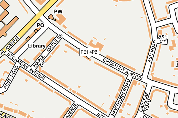 PE1 4PB map - OS OpenMap – Local (Ordnance Survey) PE1 4PB map - OS OpenMap – Local (Ordnance Survey)