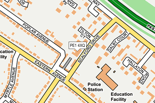 PE1 4XQ map - OS OpenMap – Local (Ordnance Survey) PE1 4XQ map - OS OpenMap – Local (Ordnance Survey)