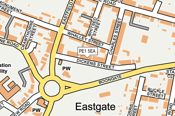 PE1 5EA map - OS OpenMap – Local (Ordnance Survey) PE1 5EA map - OS OpenMap – Local (Ordnance Survey)