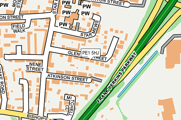 PE1 5HJ map - OS OpenMap – Local (Ordnance Survey) PE1 5HJ map - OS OpenMap – Local (Ordnance Survey)
