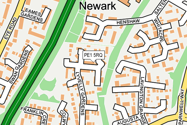 PE1 5RQ map - OS OpenMap – Local (Ordnance Survey) PE1 5RQ map - OS OpenMap – Local (Ordnance Survey)