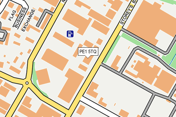 PE1 5TQ map - OS OpenMap – Local (Ordnance Survey) PE1 5TQ map - OS OpenMap – Local (Ordnance Survey)