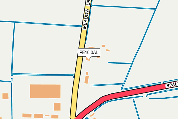 PE10 0AL map - OS OpenMap – Local (Ordnance Survey) PE10 0AL map - OS OpenMap – Local (Ordnance Survey)